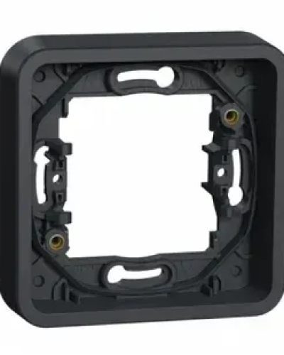 Рамка 1-постовая черная IP55 MUREVA S