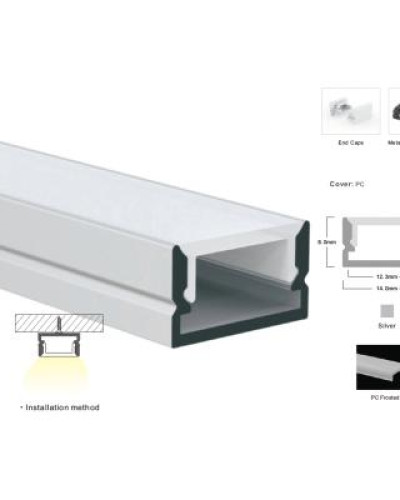 Рассеиватель матовый LP-SL143B-1м.