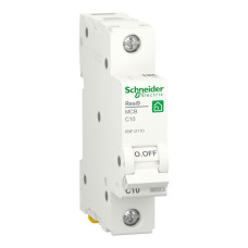 Автоматический выключатель RESI9 Schneider Electric 10А, 1P, кривая С, 6кА
