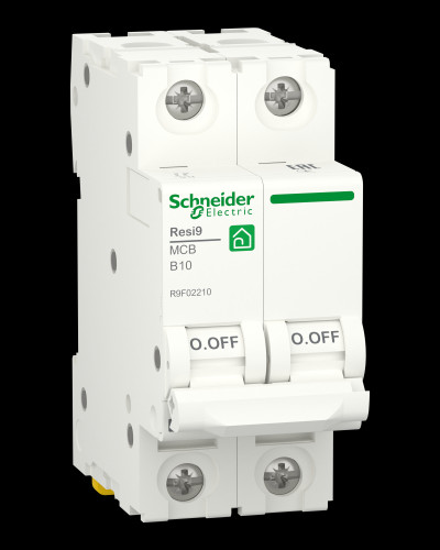 Автоматичний вимикач RESI9 Schneider Electric 10 А, 2P, крива В, 6кА