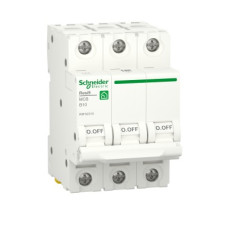 Автоматический выключатель RESI9 Schneider Electric 10А, 3P, кривая В, 6кА   