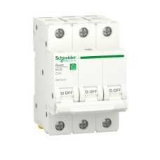 Автоматический выключатель RESI9 Schneider Electric 10А, 3P, кривая С, 6кА  