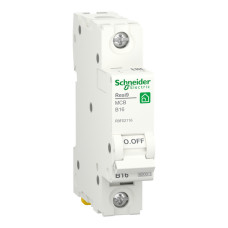 Автоматический выключатель RESI9 Schneider Electric 16 A, 1P, кривая В, 6кА