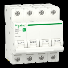 Автоматичний вимикач RESI9 Schneider Electric 40 А, 4P, крива С, 6кА   