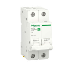 Автоматический выключатель RESI9 Schneider Electric 6А, 2P, кривая С, 6кА