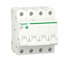 Автоматичний вимикач RESI9 Schneider Electric 63 А, 4P, крива С, 6кА   