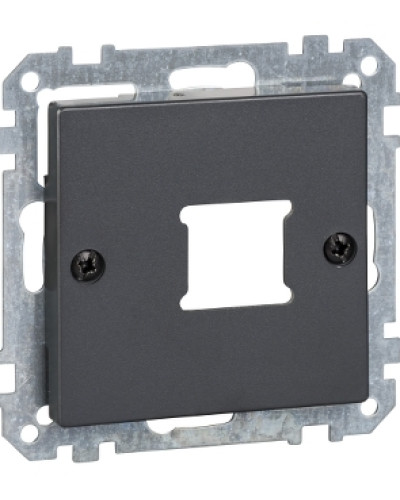 Центральна плата для розеток RJ11/RJ45 1 постова , антрацит, System M Merten Schneider Electric MTN291114 