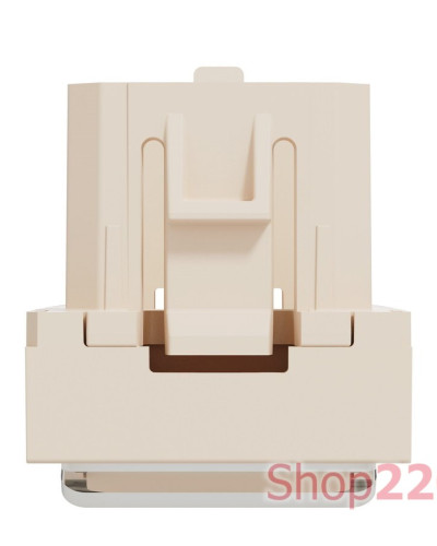 Накладка RJ45 1 модулm Бежева Unica New