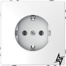 Центральная накладка для двойной розетки RJ45, белый лотос, Merten System Design Schneider Electric MTN4522-6035