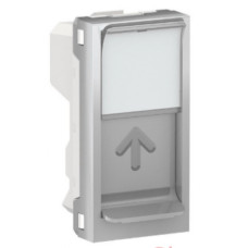 Центральна плата RJ45Keystone/Systimax 1 модуль алюміній
