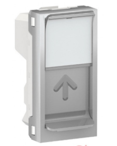 Центральная плата RJ45Keystone/Systimax 1 модуль алюминий
