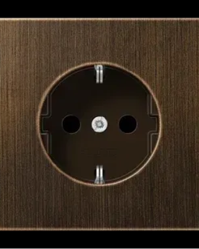 Розетка SCHUKO®, античная латунь