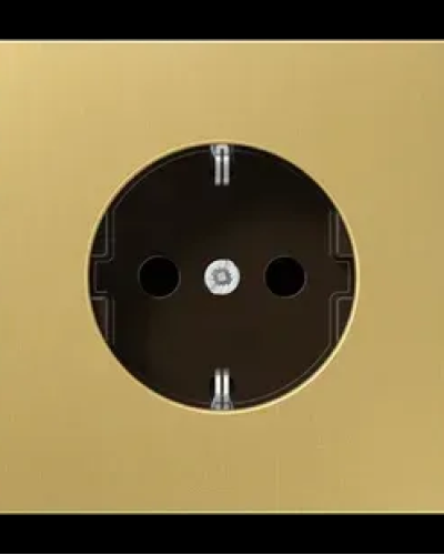 Розетка SCHUKO®, классическая латунь
