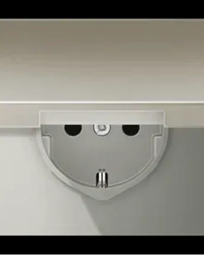 Розетка SCHUKO® с крышкой, едельшталь