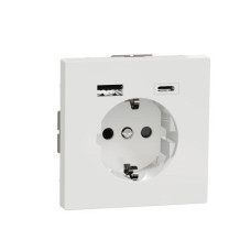 Розетка 16 A USB A+C 3 A D-Life Билл Лотоc D-Life Scheider Electric MTN2367-6035