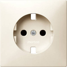 Центральная плата с крышкой для механизма розеток SCHUKO, бежевый, Merten Antique, Schneider Electric MTN2341-4044