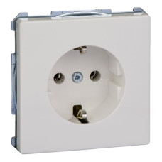 Механізм розетки  SHUKO з захисними шторками ,полярно-білий, Merten  Antique Schneider Electric MTN2301-4019