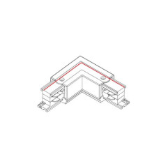 З'єднувач Nowodvorski CTLS POWER L CONNECTOR LEFT WHITE (L-L) CN