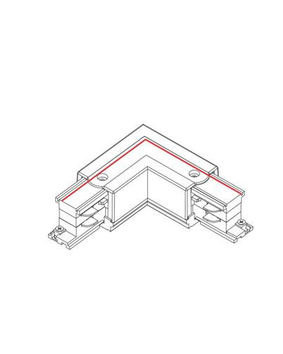 З'єднувач Nowodvorski CTLS POWER L CONNECTOR LEFT WHITE (L-L) CN