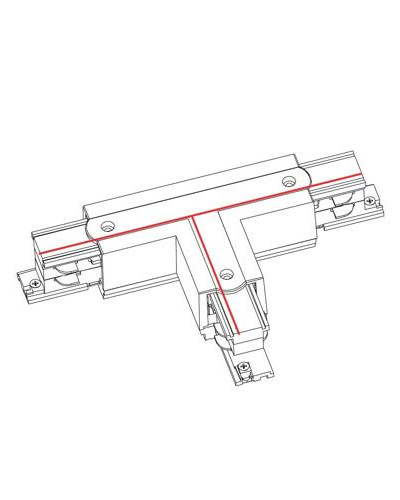 З'єднувач Nowodvorski CTLS POWER T CONNECTOR RIGHT 1 WHITE (T-R1) CN
