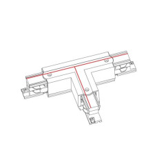 З'єднувач Nowodvorski CTLS POWER T CONNECTOR RIGHT 2 WHITE (T-R2) CN