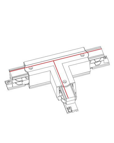 З'єднувач Nowodvorski CTLS POWER T CONNECTOR RIGHT 2 WHITE (T-R2) CN