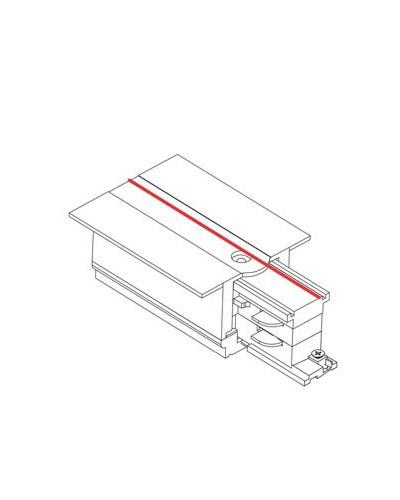 З'єднувач Nowodvorski CTLS RECESSED POWER END CAP, LEFT (PE-L) WHITE CN