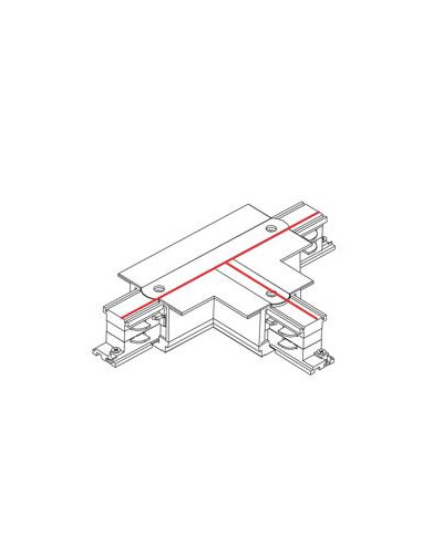 З'єднувач Nowodvorski CTLS RECESSED POWER T CONNECTOR, LEFT 2 (T-L2) WHITE CN