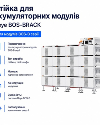 Стійка Deye BOS-BRACK для акумуляторних модулів BOS-B серії