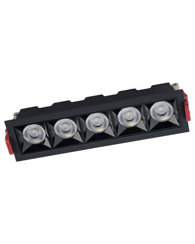  Світильник Nowodvorski MIDI LED BLACK 20W 3000K RECESSED CN