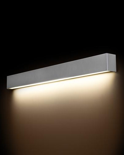 Світильник Nowodvorski STRAIGHT WALL LED SILVER M PL