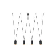 Світильник підвіс Nowodvorski MORE TONE IV BLACK/GOLD PL