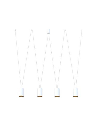 Світильник підвіс Nowodvorski MORE TONE IV WHITE/GOLD PL