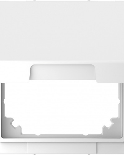 Адаптер с крышкой для интеграций System M в D-life, белый лотос, Schneider Electric Merten D-life MTN4081-6035