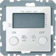 Таймер для жалюзи, полярно-белый, System M, Merten, Schneider Electric ,MTN581219