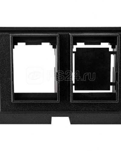 Накладка для разъемов, универсальная, черная, System M/System D, Merten, Schneider Electric MTN464377