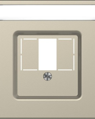 Центральная плата для TAE/Audio/USB с полем для надписи, Сахара, MERTEN D-Life Schneider Electric MTN4250-6033