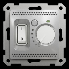Термостат теплого пола 16 A Алюминий Sedna Design Schneider Electric SDD113507