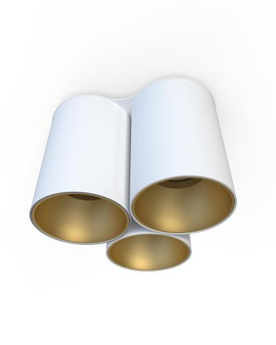 Точечный светильник Nowodvorski EYE TONE III WHITE/GOLD PL