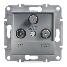 TV-SAT-SAT РОЗЕТКА КОНЕЧНАЯ ASFORA СТАЛЬ