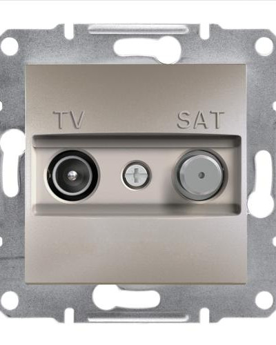 TV-SAT РОЗЕТКА КОНЕЧНАЯ ASFORA БРОНЗА
