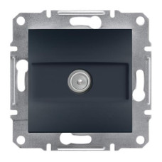 TV РОЗЕТКА ПРОХОДНАЯ ASFORA АНТРАЦИТ 8dB