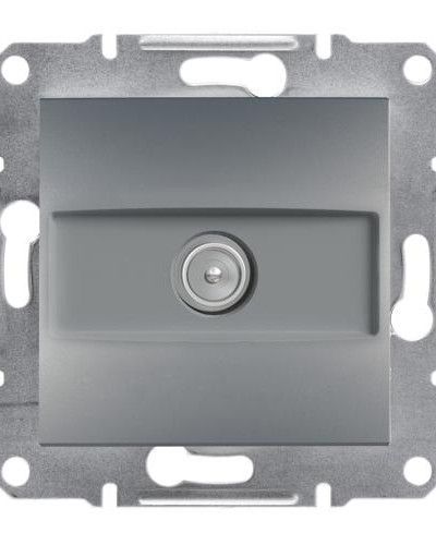 TV РОЗЕТКА ПРОХОДНАЯ ASFORA СТАЛЬ 8dB