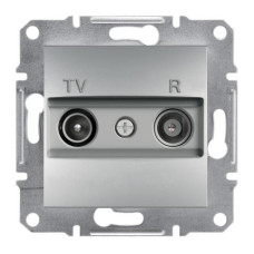 TV/R РОЗЕТКА 8dB ПРОХОДНАЯ ASFORA АЛЮМИНИЙ