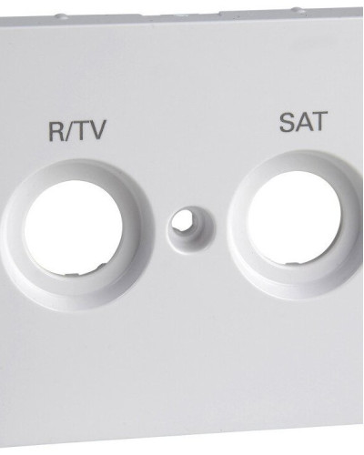 Центральна плата для розеток TV/SAT з маркуванням, 2-постова, активно-білий, System M, Merten Schneider Electric MTN299825