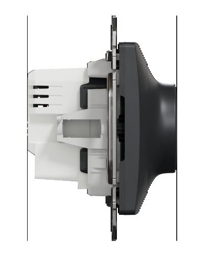 Универсальный поворотный димер для светодиодных ламп Черный Sedna Design Schneider Electric SDD114502