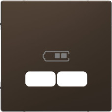 Центральная накладка для USB механизма 2,1А, мокко, D-Life Merten, Schneider Electric MTN4367-6052