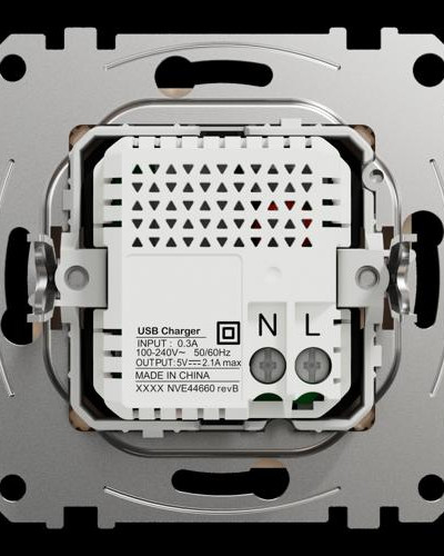 USB розетка тип A+A 2,1A Бежевый Sedna Design Schneider Electric SDD112401