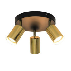 Спот черный и золотой VILA GU13013C-3R