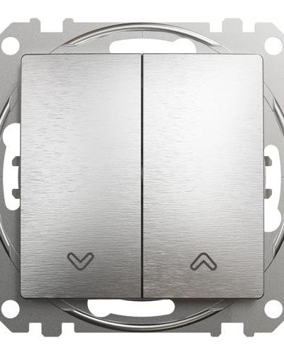 Выключатель для жалюзи, Матовый алюминий, Sedna Design Schneider Electric SDD170104